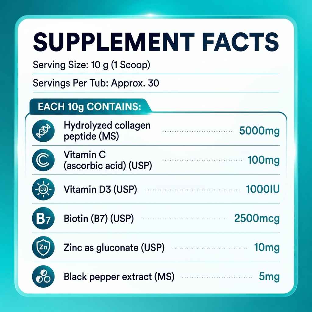 Gs Collagen Powder 300g Jar
